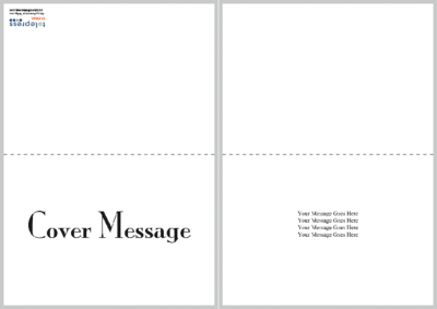 Image of Serif Font Notecards