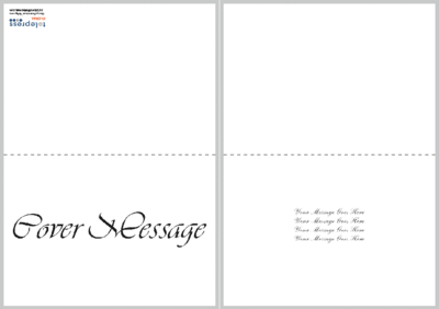 Image of Script Font Notecards